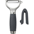 Zefo Stainless Steel Serrated Soft-Skin Peeler 18 cm Charcoal Grip - Product view